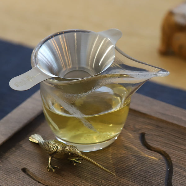 Small metal tea strainer