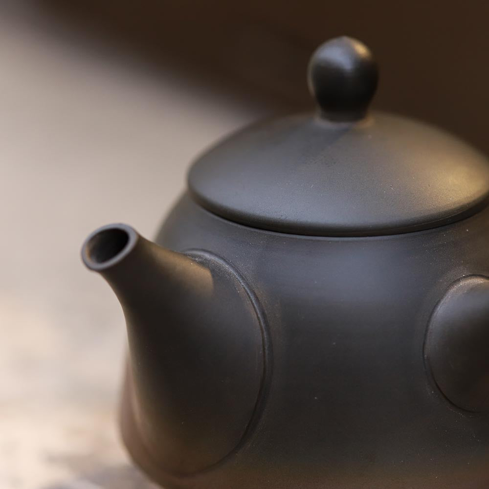 Japanese Kyusu Teapot Black - Thumbnail 2