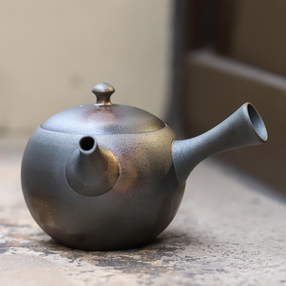 Japanese Kyusu Teapot Silver