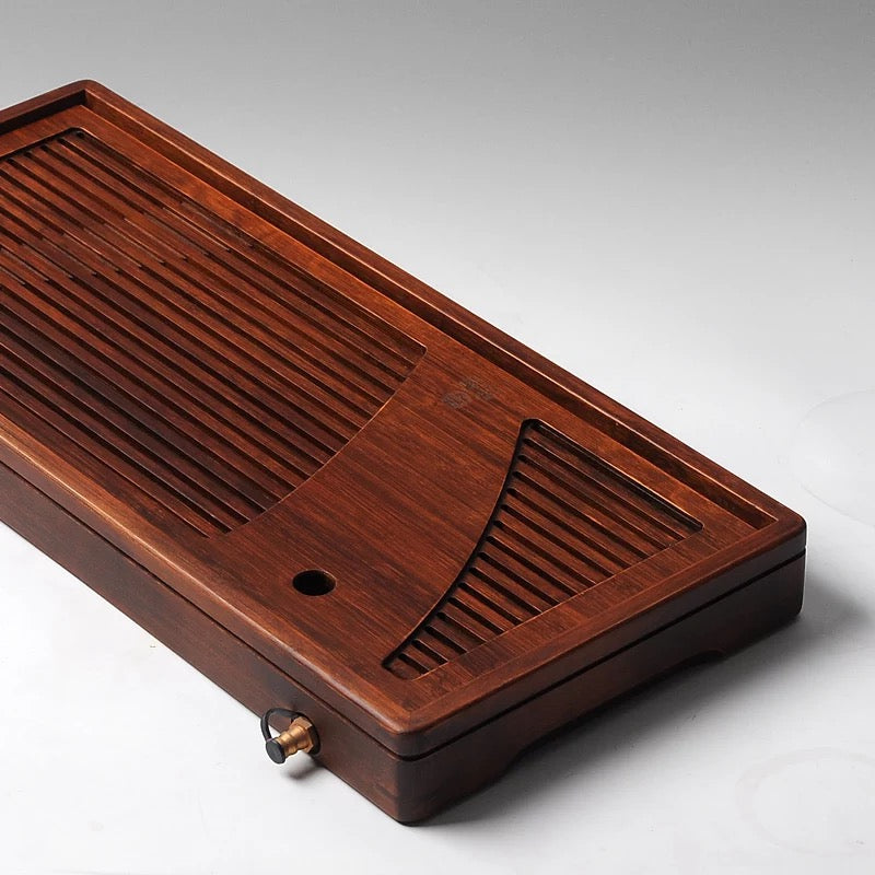 Bamboo tea tray large
