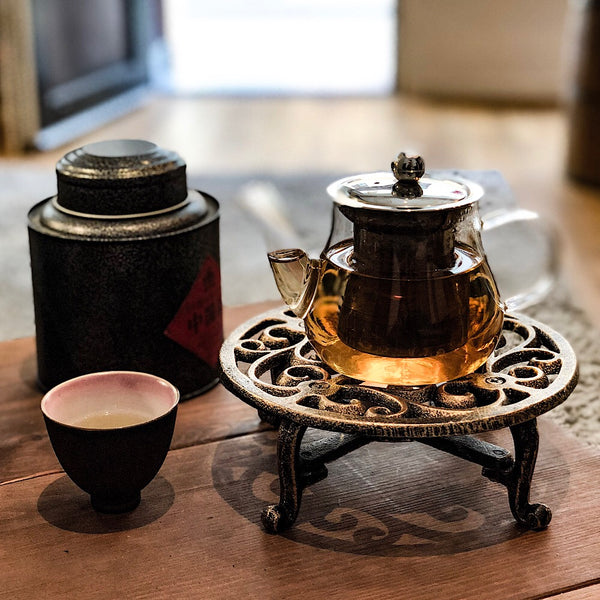 Vintage Tee-Stövchen Rund