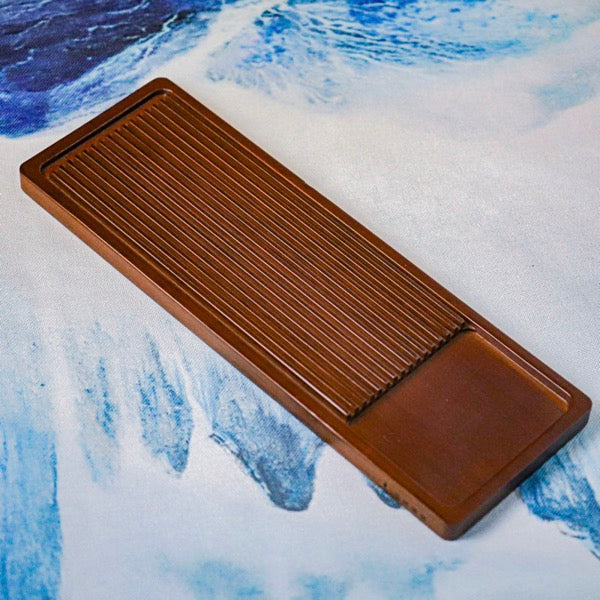 Tea tray made of solid bamboo wood - Thumbnail 3