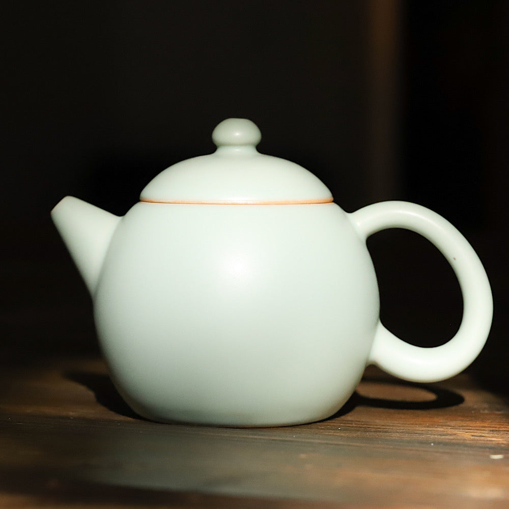 Ru Yao Porcelain Gongfu Teapot Dragon egg