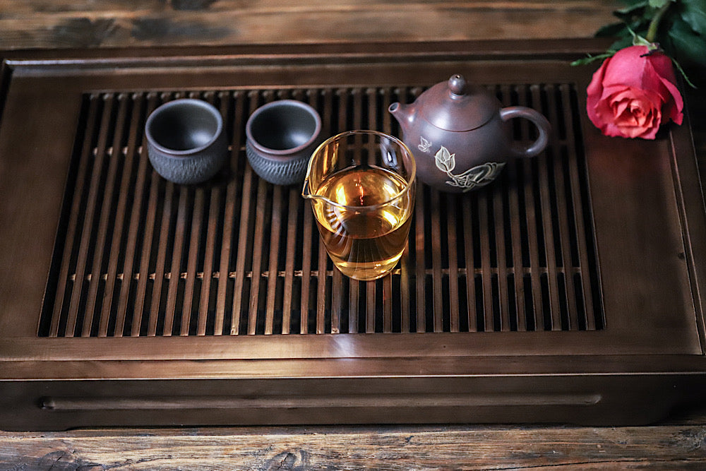 Vintage wooden tea tray - Thumbnail 3