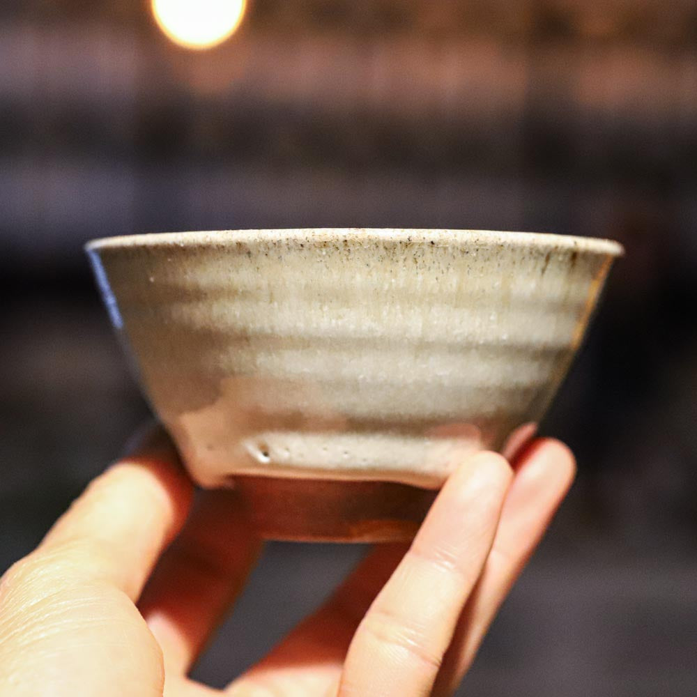 Teetasse / Teeschale mit Holz-Eschen-Glasur von Jiri Duchek
