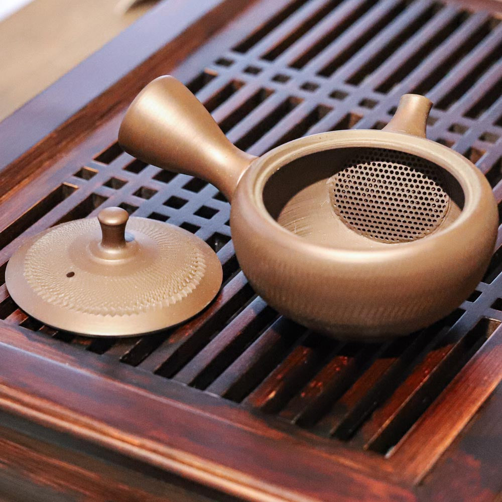 Japanese Kyusu Teapot Brown