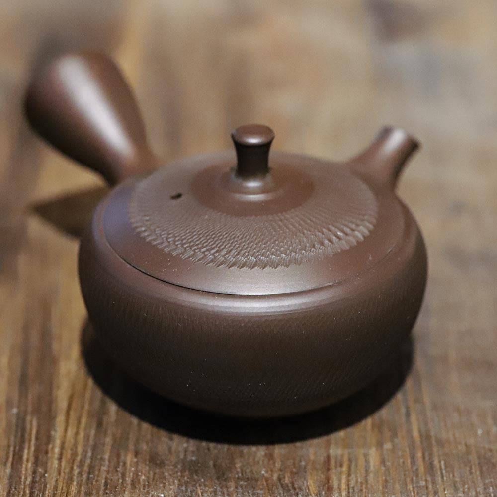 Japanese Kyusu Teapot Brown - Thumbnail 3