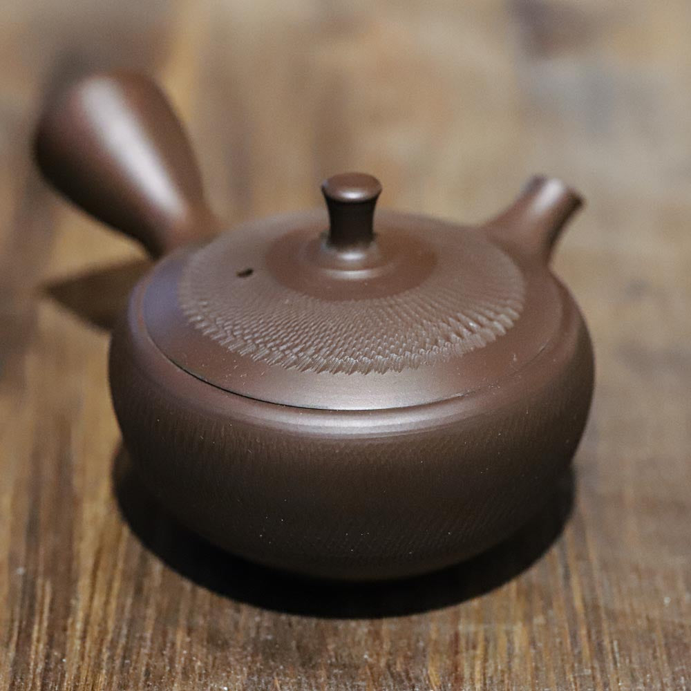 Japanische Kyusu Teekanne Braun (120 ml)