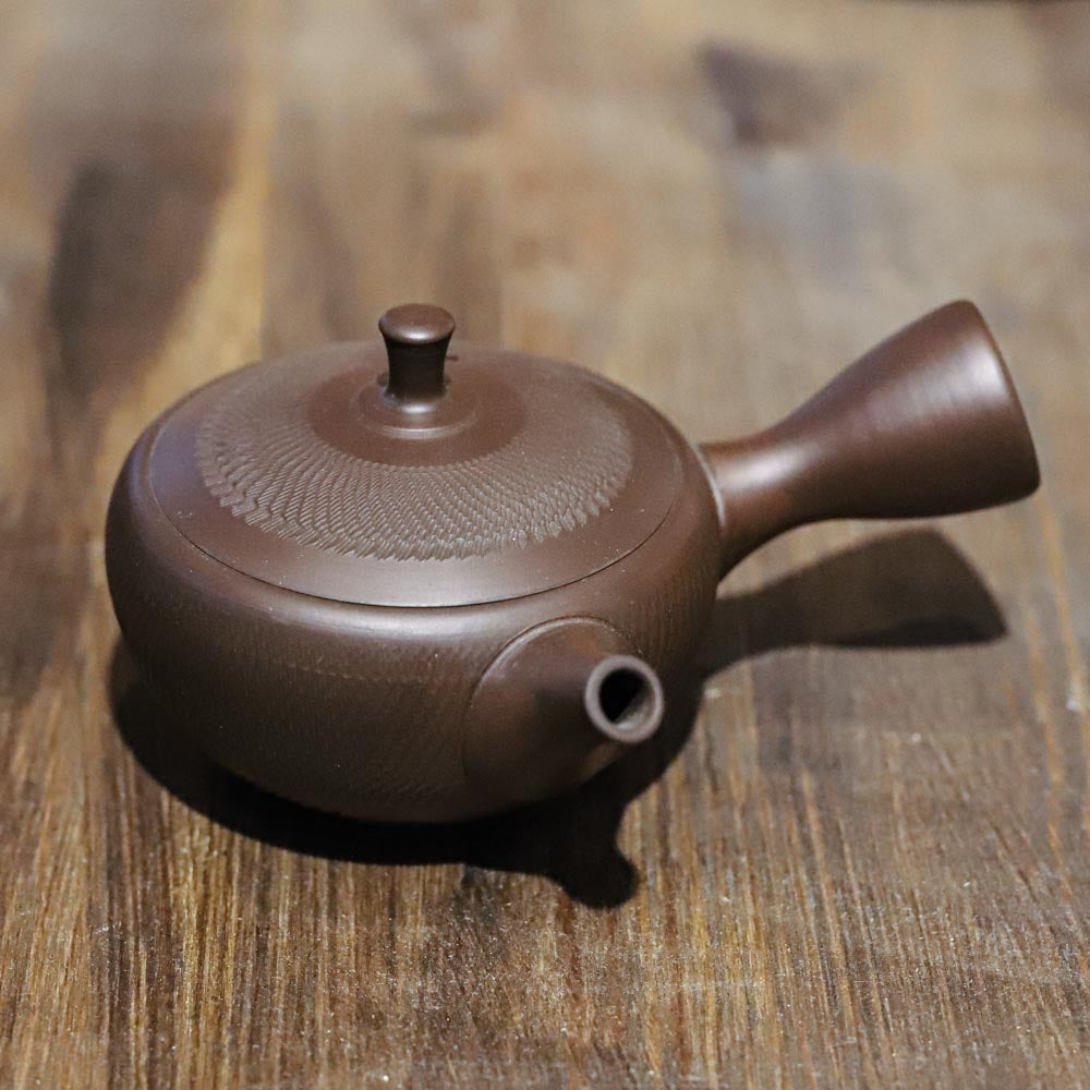 Japanische Kyusu Teekanne Braun (120 ml)