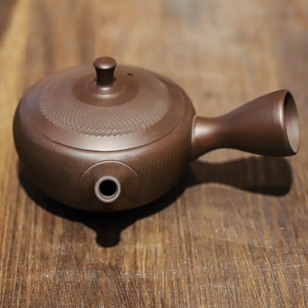 Japanese Kyusu Teapot Brown - Thumbnail 5