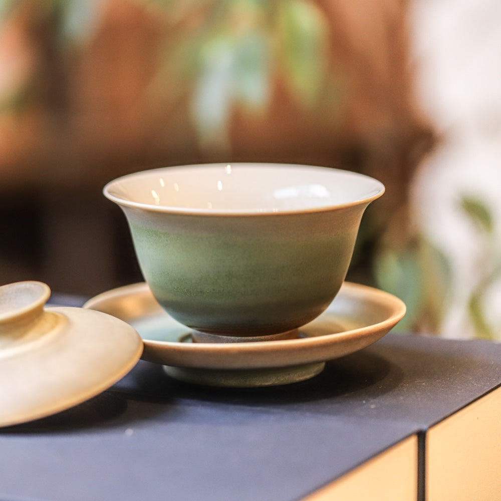 Porcelain Gaiwan Celadon - Thumbnail 4