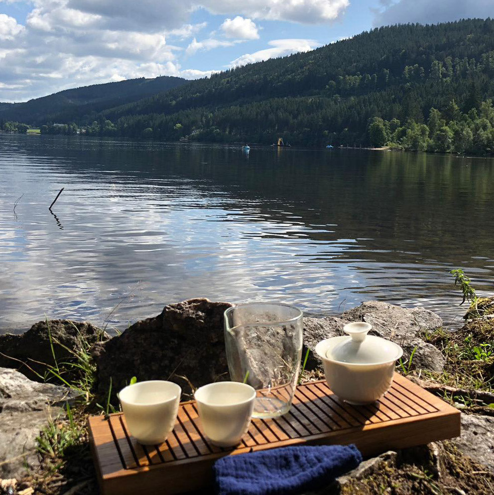 Tea tray premium made of oak - Thumbnail 4