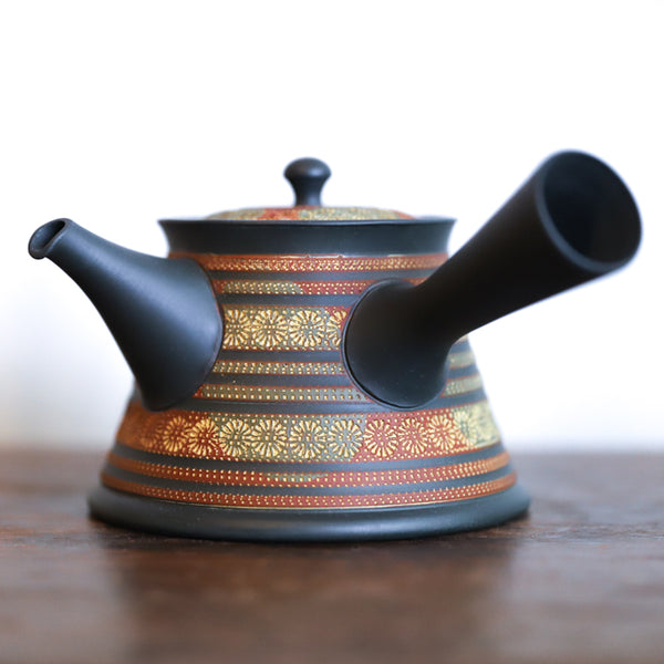 Japanese Kyusu by Teruyuki Isobe Red-Brown (250 ml)